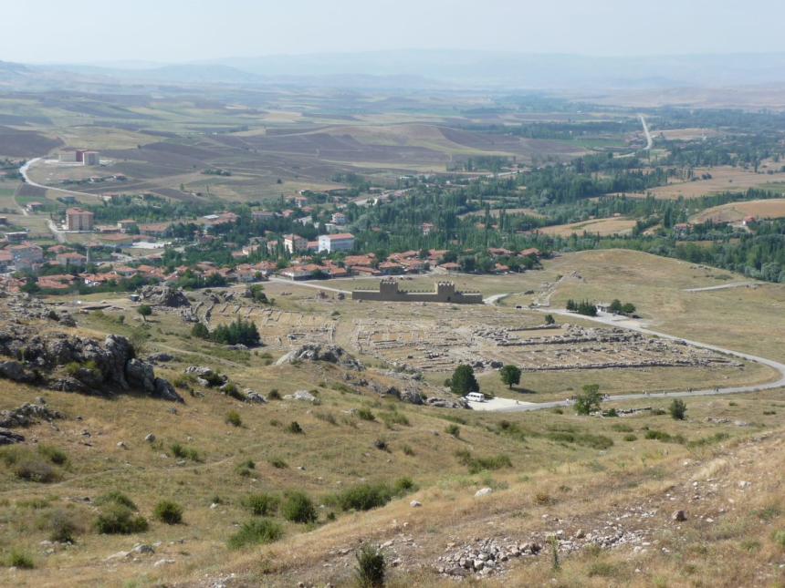 view towards Bogazkoy landscape
