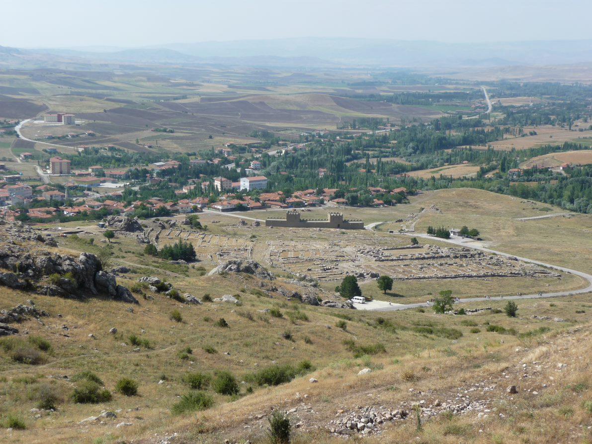 View towards Bogazoy/Hattusha: photo by Benjamin Anderson