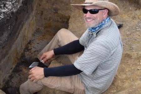 Victor Thompson Excavates a Calusa civilization shell midden in Florida