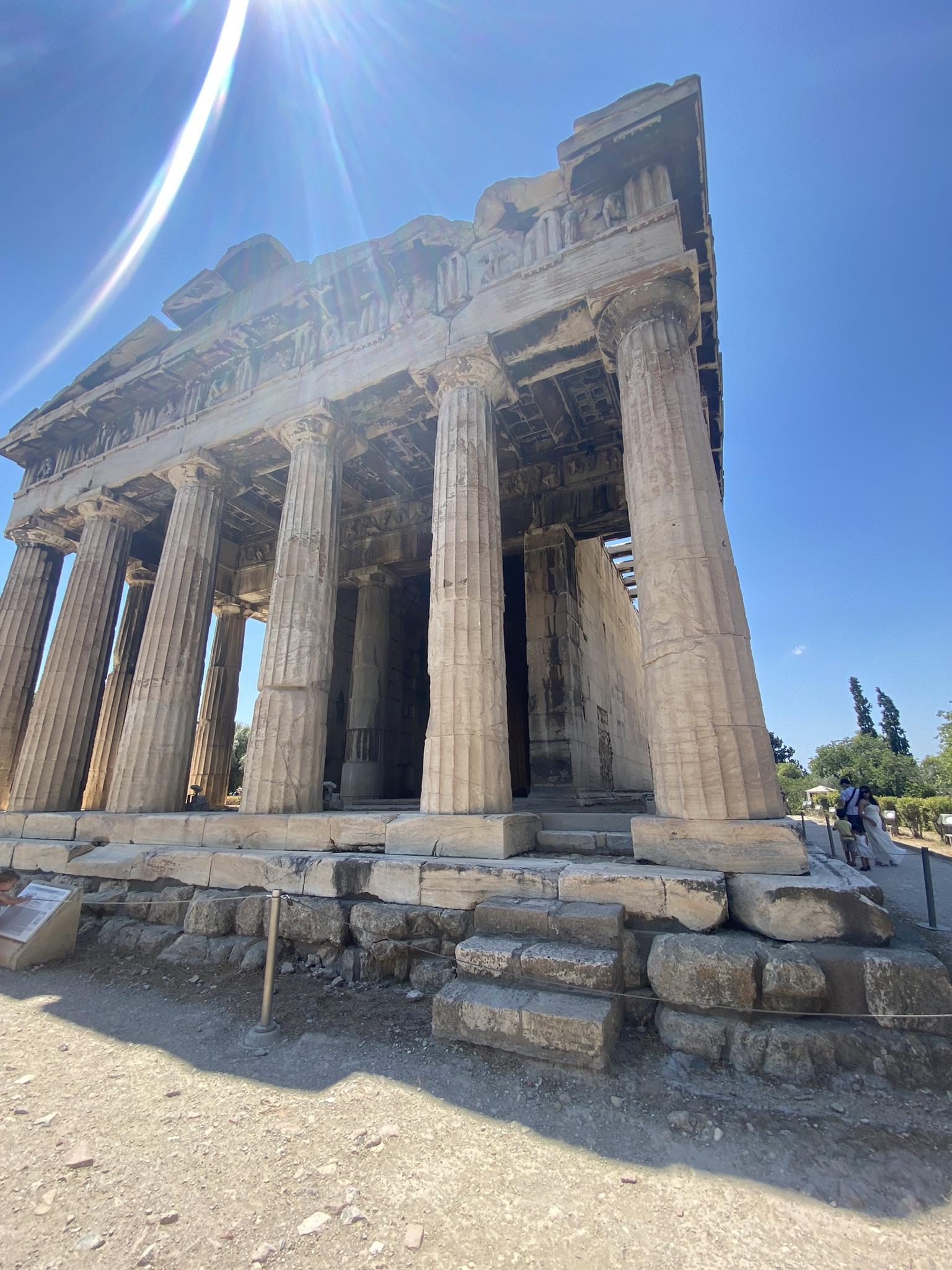 "The temple of Hephaestus in Athens" -Danielle Kirby, Undergraduate 2nd Place