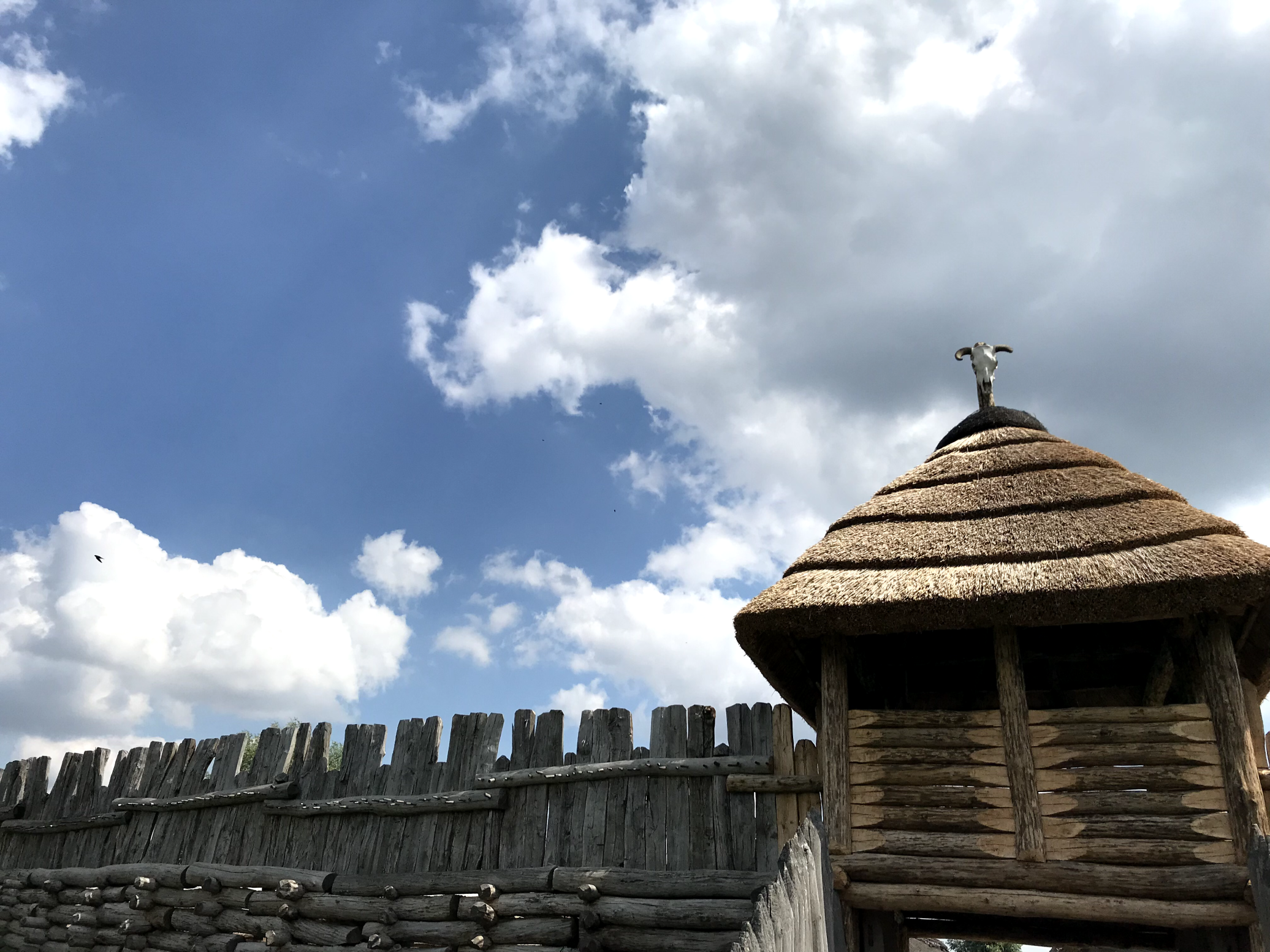 "The reconstructed wooden walls of the Bronze Age Settlement, Biskupin in modern day Poland" -Trey Swenton