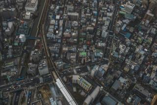 aerial view of city