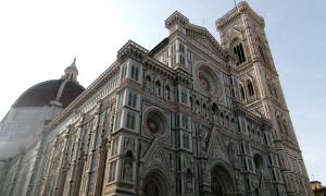 This photo was taken at the Duomo in Florence, Italy. A breathtaking view of history. 