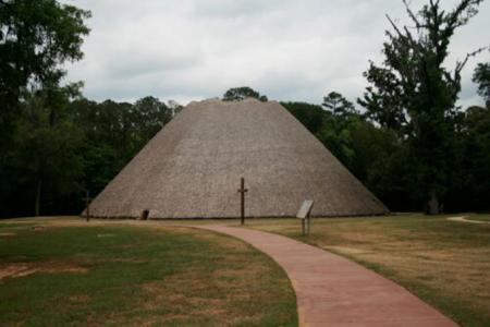 Indigenous council houses in many parts of what’s now the southeastern United States, such as this reconstructed example from the late 1600s in Tallahassee, Fla., hosted public meetings and ceremonies.