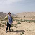 Dr. Pilaar Birch standing at her field site in Jordan